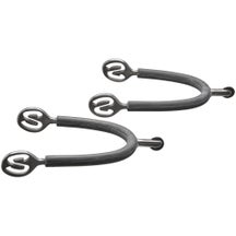 Centaur Ladies' Sure Grip Smooth Rowel Spurs