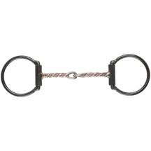 Dutton Copper Twist Two Piece D-Ring Snaffle Bit