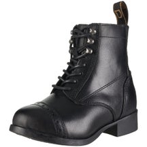 Dublin Kid's Foundation II Laced Paddock Boots- Black