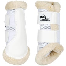 DSB Dressage Sport Boots Cooler - Natural Fleece Edge