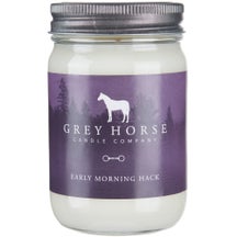 Grey Horse Candle Company Soy Glass Candle Jar 12 oz