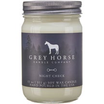 Grey Horse Candle Company Soy Glass Candle Jar 12 oz