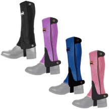 Royal Highness Children's Ribbed Amara Suede Half Chaps