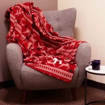 Horze Santa Christmas Throw Blanket