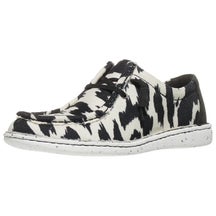 Justin Women's Casual Hazer Cow Print Shoes