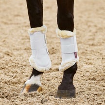 LeMieux Fleece Edge Mesh Brushing Boots