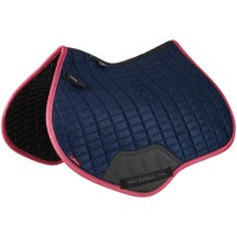 LeMieux Suede CC Pad Navy/Cranberry S/M