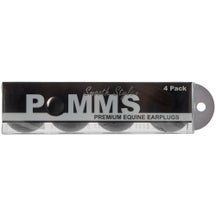 Pomms Premium Smooth Earplugs Black Pony
