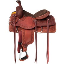 Silver Royal by Tough 1 Split Rail Ranch Saddle