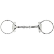 Stubben Steeltec Silver Wings Loose Ring Snaffle Bit