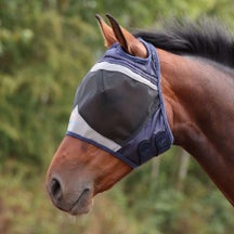 Shires Fine Mesh Fly Mask With Ear Holes