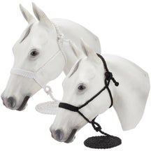 Tough1 Braided Mule Tape Rope Halter w/Lead