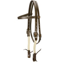 Tory Leather Waxed Browband Headstall