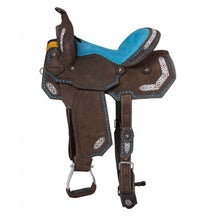 Silver Royal by Tough 1 Youth Sonora Barrel Saddle
