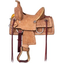 Royal King by Tough 1 Youth Kirby Roughout Roper Saddle