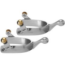 Weaver Ladies' Stainless Steel Knob End Spurs