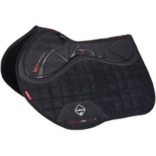 Sottosella Salto Lemieux X-Grip Square In Silicone - Bianco, Taglia Large, Con Imbottitura In Memory Foam E Fodera In Bambù - 4