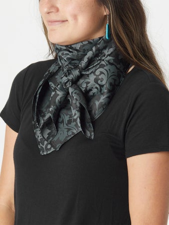 Silk & Poly Jacquard Wild Rag Scarf Bandana 36" x 36" 