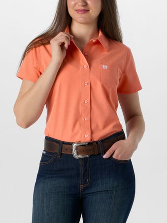 Cinch Women's ArenaFlex Lightweight Short Sleeve Shirt