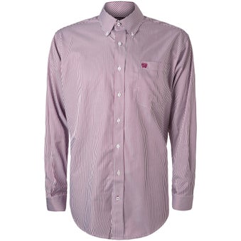 Cinch Men's Tencel ClassicFit Striped Button Down Shirt