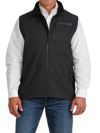 Cinch Men's Full Zip Bonded Vest