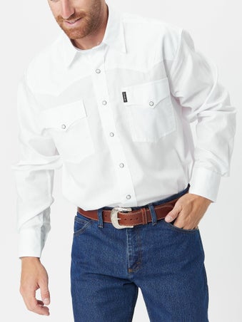 Cinch Men's Long Sleeve Western Pearl Snap Dress Shirt