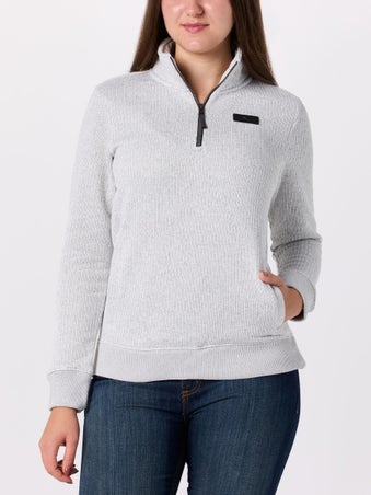 Cinch Women's 1/4 Zip Sweater Knit Pullover