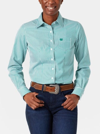 Cinch Women's Tencel Button Down Western Shirt