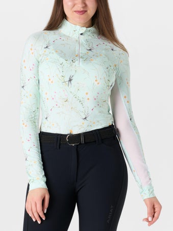 Dapplebay Women's Dragonfly Meadow 1/4 Zip Riding Top