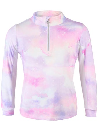 Dapplebay Kids Lavender Haze 1/4 Zip Long Sleeve Top