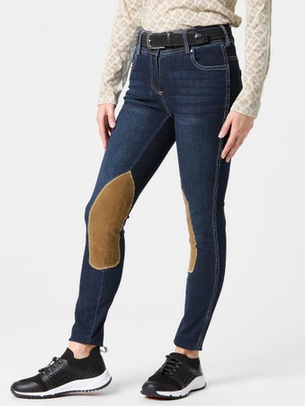 Goode Rider Equestrian Jean Knee Patch Denim Breeches