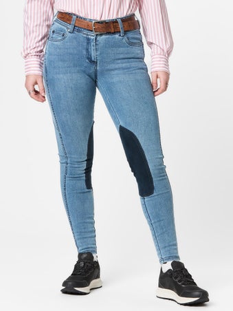 Goode Rider Equestrian Jean Knee Patch Denim Breeches