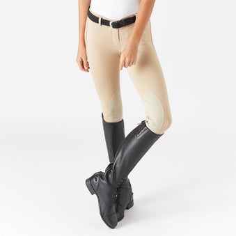 Horze Ella Women's Pull-On Knee Patch Breeches