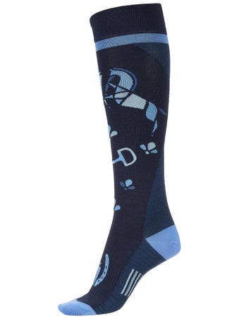 Kerrits Women's Happy Horse Wool Knee-Hi Socks