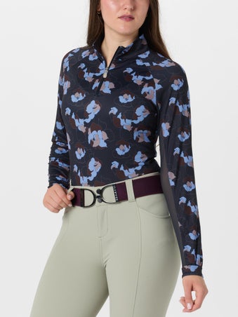 Kastel Denmark Long Sleeve Black Floral Sun Shirt