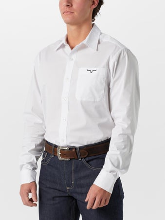 Kimes Ranch Men's Long Sleeve KR Team Western Shirt