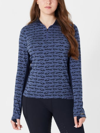 Kerrits Womens Stable Temp Merino Wool 1/4 Zip Top