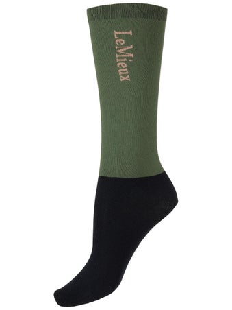 LeMieux Adult Competition Tall Boot Socks - 2 Pack