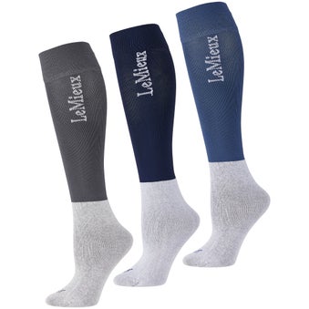 LeMieux Competition Tall Boot Knee High Socks - 2 Pack