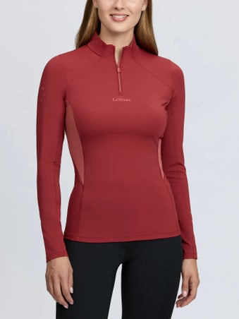 LeMieux Classique Base Layer LS Russet 10 (MD)
