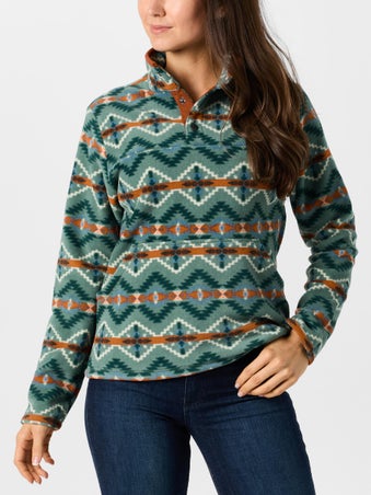 Outback Ladies' Delaney Quarter Snap Fleece Henley Top