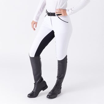 Royal Highness Contrast Piped Full Seat Breeches