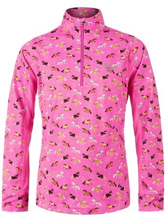 TuffRider Children's Long Sleeve Print Sport Shirt