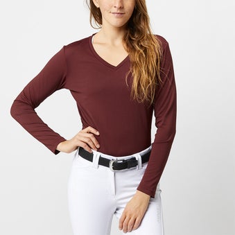 TuffRider Ladies Taylor Long Sleeve EquiCool UPF50 Tee