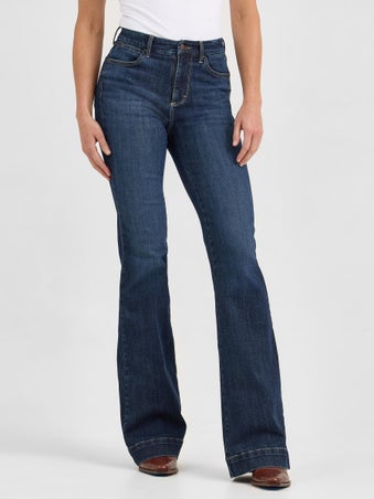 Wrangler Women's Bespoke High Rise Trouser Jeans
