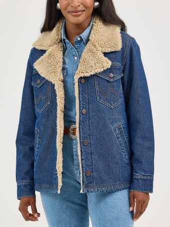 Wrangler Women's Retro Sherpa Lined Wrange Coat