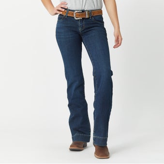 Wrangler Mae Retro Mid-Rise Trouser Jeans - Samantha