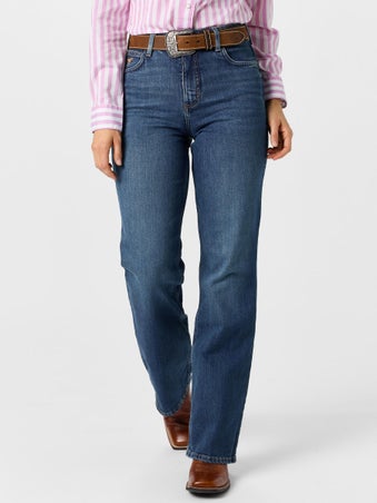 Wrangler Women's Skylar High Rise Relaxed Jeans