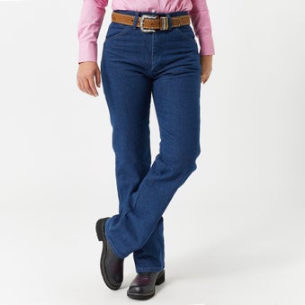 Wrangler Women's Cowboy Cut Natural Waist Riding Jeans