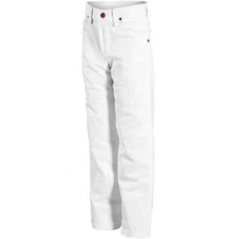 Wrangler Cowboy Cut 4H & FFA Boys'/Unisex White Jeans